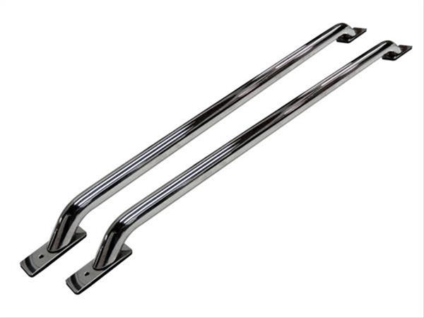 Go Rhino Polished Stainless Bed Rails 94-20 Dodge Ram SB - Click Image to Close
